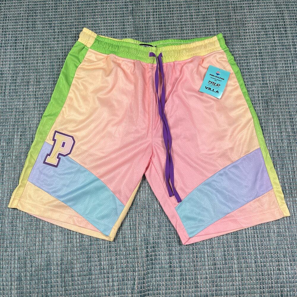 Pink+Dolphin‎ Exclusive Mesh Shorts Men’s Size Large Mr Positive Windbreaker